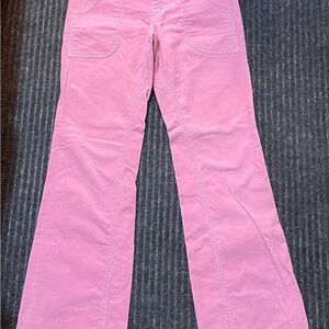 Pink Flare maternity cords size Small